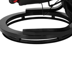 Gaming Stuhl mit Ringgestell in Schwarz mit Rot - Crentin