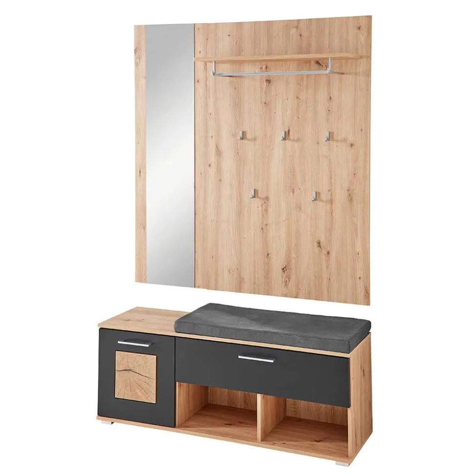 Garderobe & Flurbank modern - Zelio (zweiteilig)
