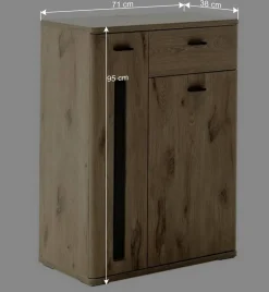 Garderobe Dielenmöbel Set modern - Baiamare (fünfteilig)