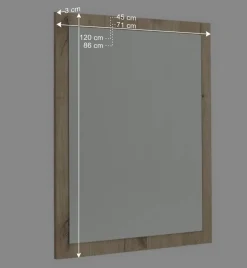 Garderobe Dielenmöbel Set modern - Baiamare (fünfteilig)