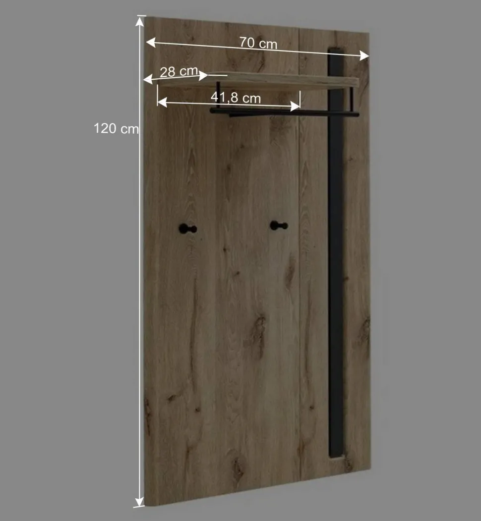 Garderobe Flurmöbel Set modern - Baiamare (vierteilig)