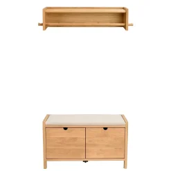 Garderobe und Bank Kombi - Pastranac (zweiteilig)