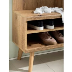 Garderobe und Highboard Set - Oliva (zweiteilig)