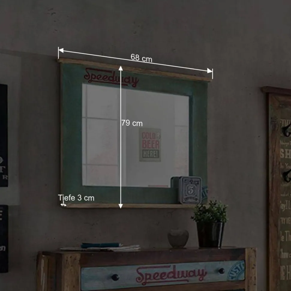 Garderoben Kombination Creek im Vintage Look (sechsteilig)