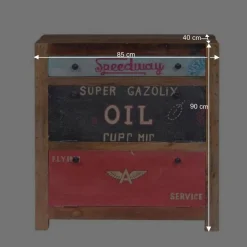 Garderoben Kombination Creek im Vintage Look (sechsteilig)