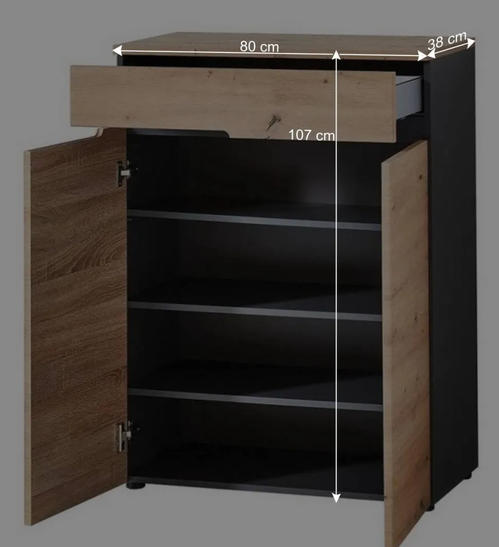 Garderoben Möbel Kombi - Kuetra (fünfteilig)