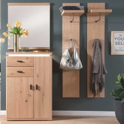 Garderoben Möbel Kombi mit LED - Arkadiuz (vierteilig)