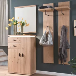 Garderoben Möbel Kombi mit LED - Arkadiuz (vierteilig)