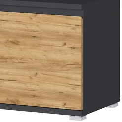 Garderoben Möbel Set in Wildeiche - Orsecca (dreiteilig)