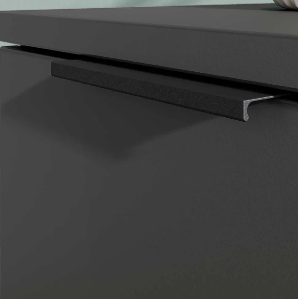 Garderoben Möbelset in Dunkelgrau - Tarlotta (dreiteilig)