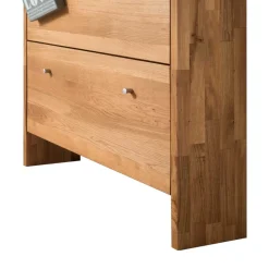 Garderoben Schuhschrank Delvestra aus Wildeiche Massivholz