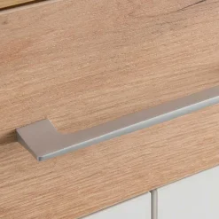 Garderoben Set in Weiß & Eiche - Vicanossa (dreiteilig)