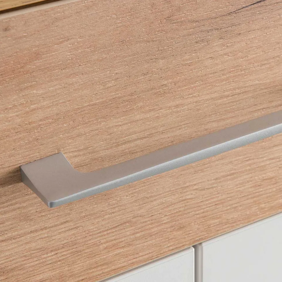 Garderoben Set in Weiß & Eiche - Vicanossa (dreiteilig)