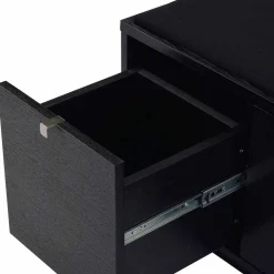 Garderoben Sitzbank Geskan in Schwarz