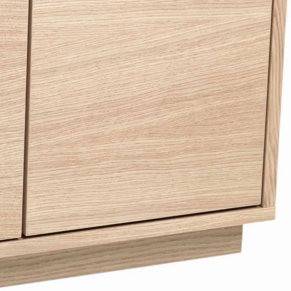 Garderoben Sitzbank Vaxos mit Eiche furniert