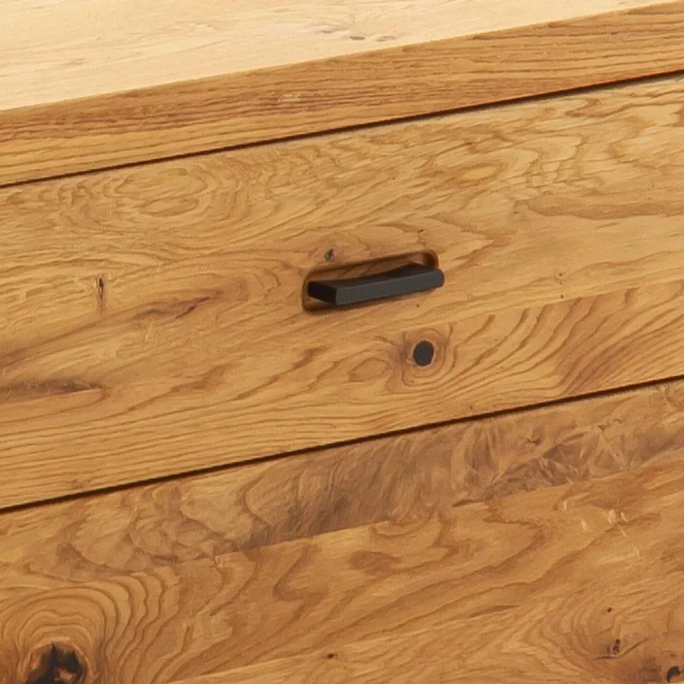 Garderobenbank aus Balkeneiche Massivholz - Robats