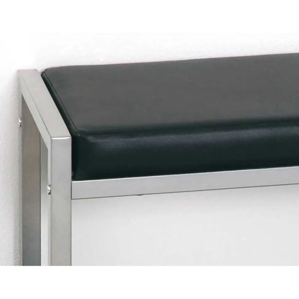 Garderobenbank Basilia in Schwarz