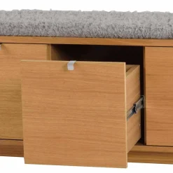 Garderobenbank Helvana mit Eiche furniert