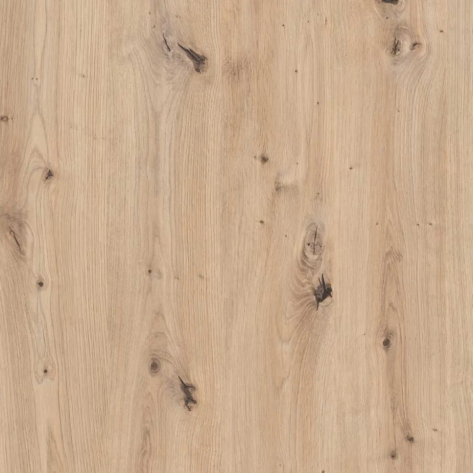 Garderobenbank in Weiß mit Wildeiche Dekor - Yumagno