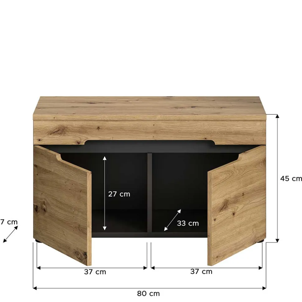 Garderobenbank mit Stauraum - Norja