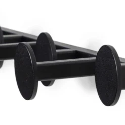 Garderoben-Hakenleiste in Schwarz - Mia