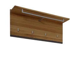 Garderobenkombination Leyrina aus Kernbuche Massivholz (sechsteilig)