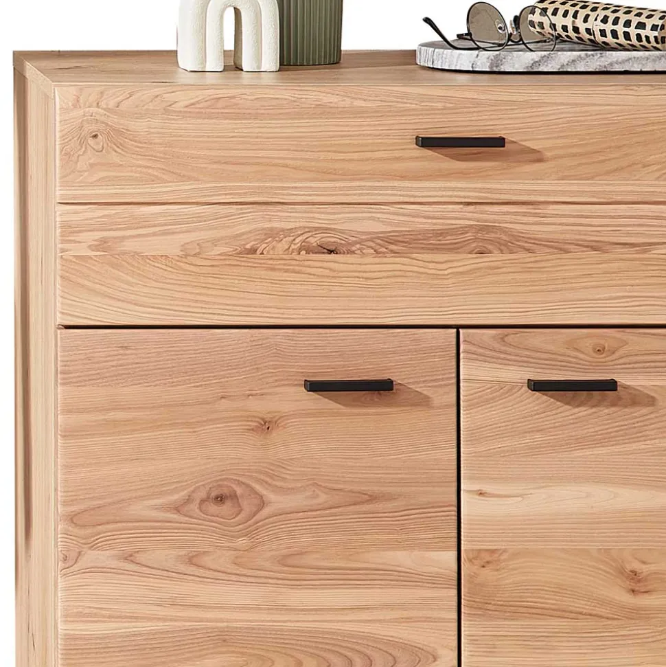 Garderobenkombination mit Massivholz Oberfläche - Cymbal (dreiteilig)