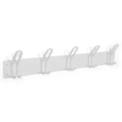 Garderobenleiste in Weiß pulverbeschichtet - Thilado