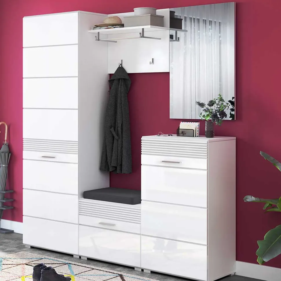 Garderobenmöbel Block Set - Sumatra (fünfteilig)