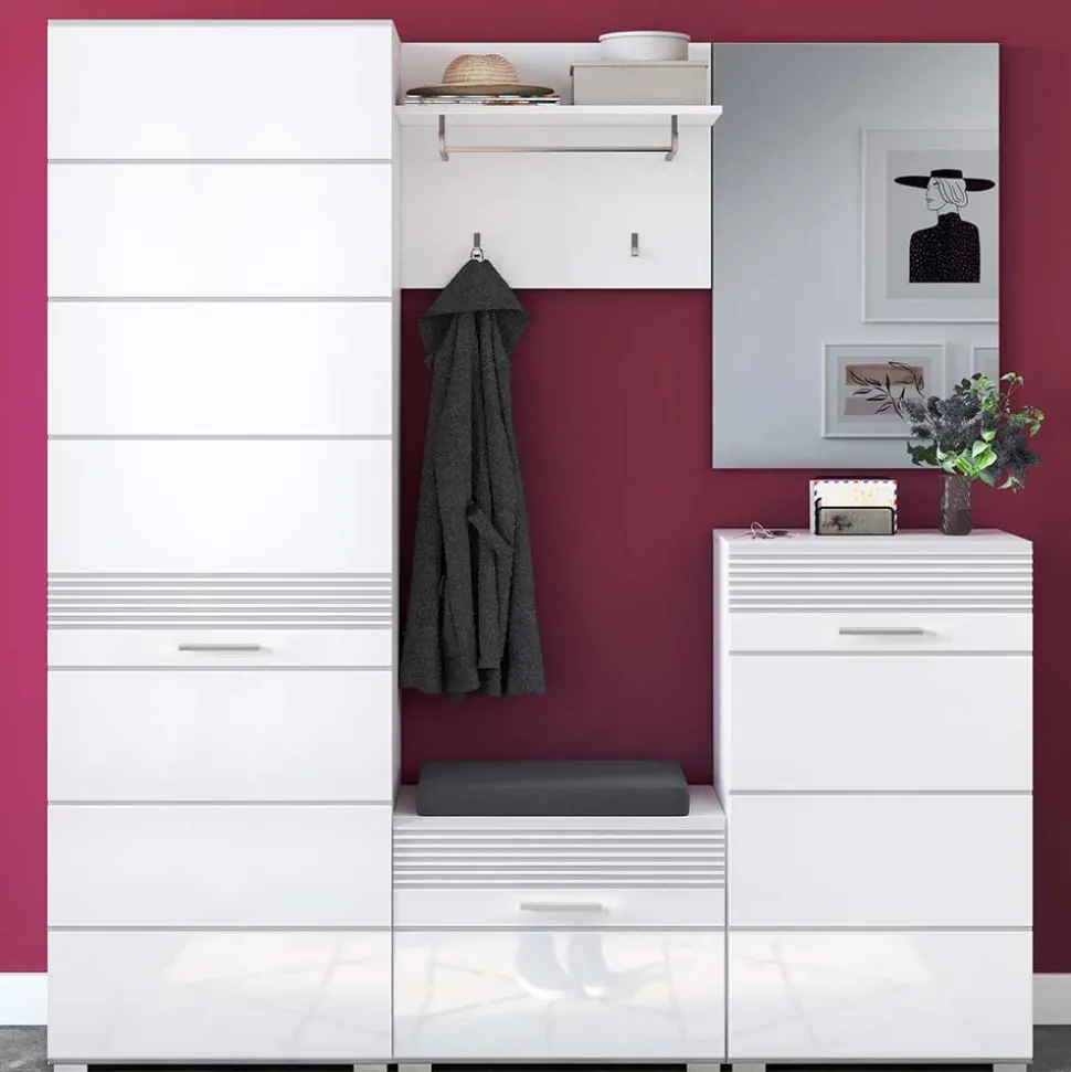 Garderobenmöbel Block Set - Sumatra (fünfteilig)