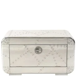 Garderobenmöbel Kombi aus Aluminium - Pilot (dreiteilig)