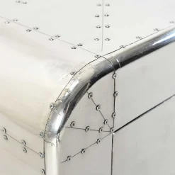 Garderobenmöbel Kombi aus Aluminium - Pilot (dreiteilig)