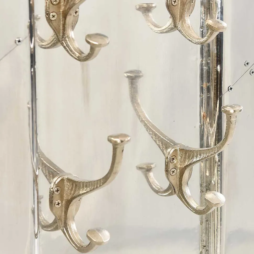 Garderobenmöbel Kombi aus Aluminium - Pilot (dreiteilig)