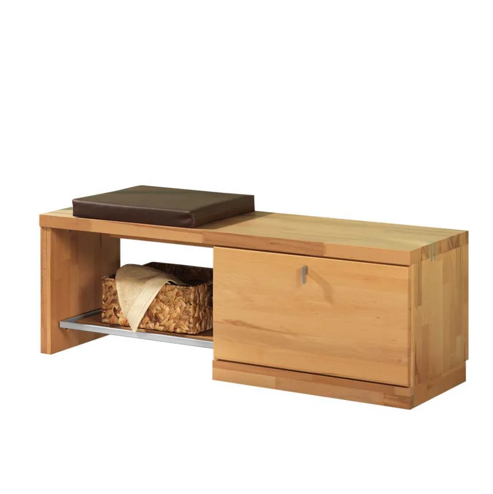 Garderobenmöbel Set Coestra aus Kernbuche Massivholz (dreiteilig)