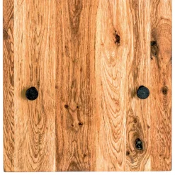 Garderobenpaneel aus Eiche Massivholz & Metall - Vienna