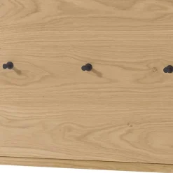 Garderobenpaneel aus massiver Wildeiche - Vardriva