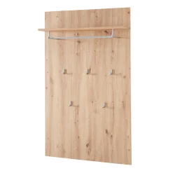 Garderobenpaneel in Wildeiche Holzoptik - Zelio
