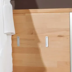 Garderobenpaneel Wislama aus Kernbuche Massivholz