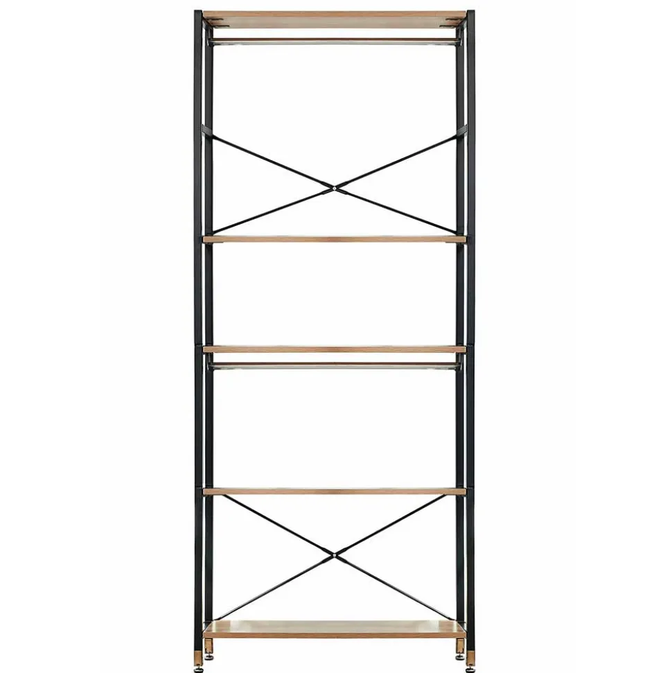 Garderobenregal mit 5 Böden in Akazie Optik - Favorite