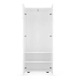 Garderobenschrank in Weiß hochglänzend - Castalla