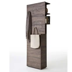 Garderobenset Badija in Anthrazit Wenge Braun (dreiteilig)