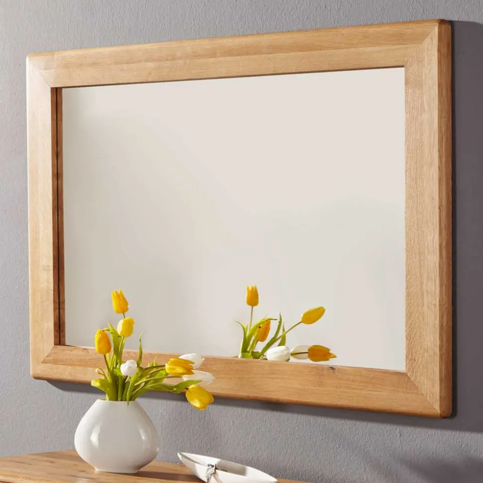 Garderobenspiegel Uvinessa aus Wildeiche Massivholz