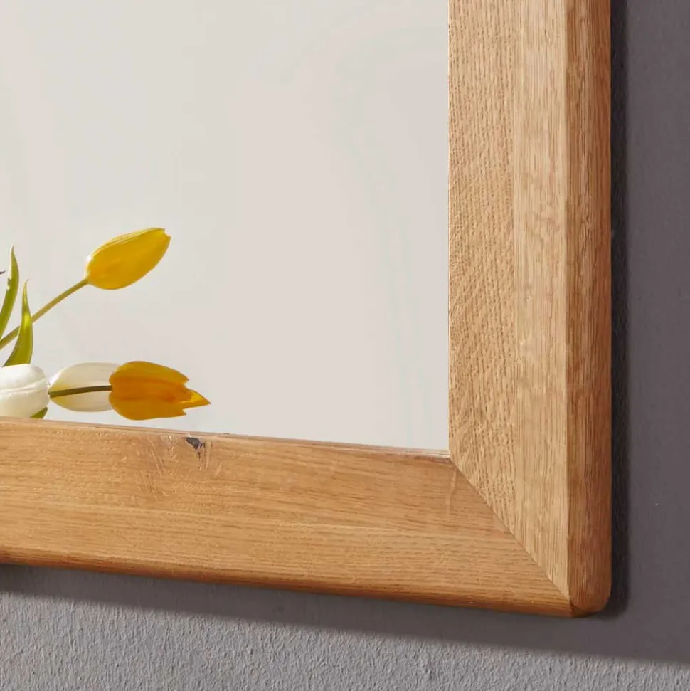 Garderobenspiegel Uvinessa aus Wildeiche Massivholz