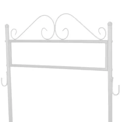 Garderobenständer aus Metall Adlona in Cremeweiß