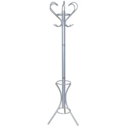 Garderobenständer in Alufarben Metall - Loisava