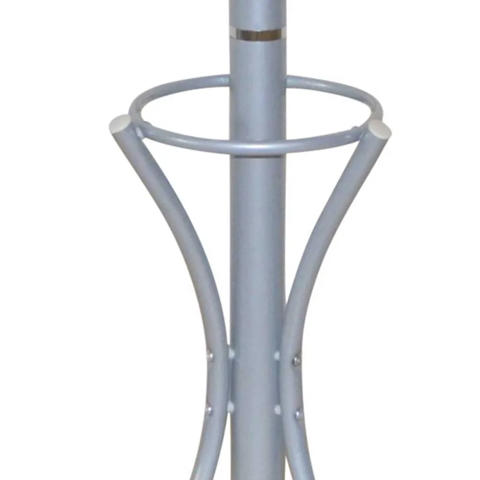 Garderobenständer in Alufarben Metall - Loisava