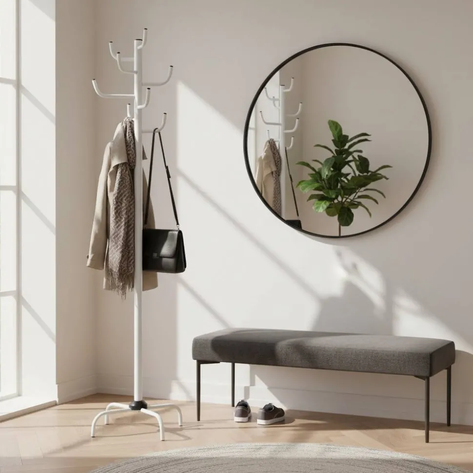 Garderobenständer Julius in Weiß