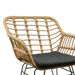 Garten Armlehnstühle aus Kunstrattan - Kolage (2er Set)