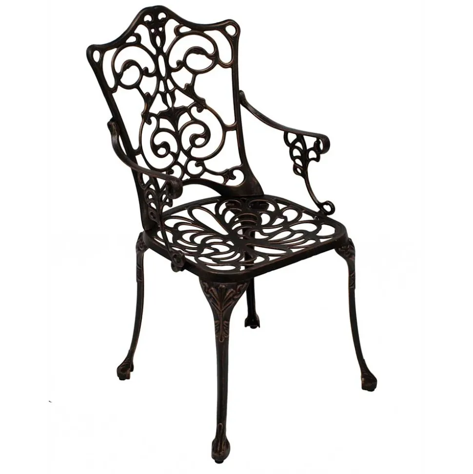 Garten Armlehnstuhl aus Alu Guss - Diomede