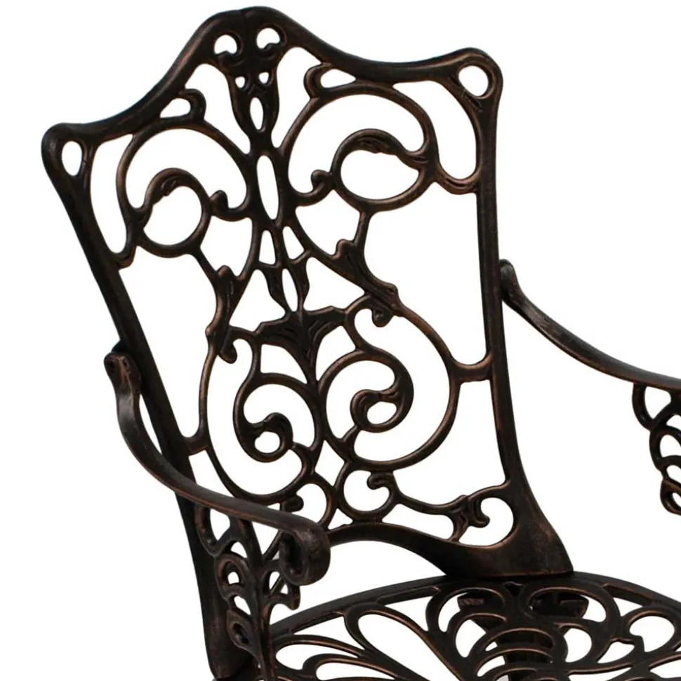 Garten Armlehnstuhl aus Alu Guss - Diomede